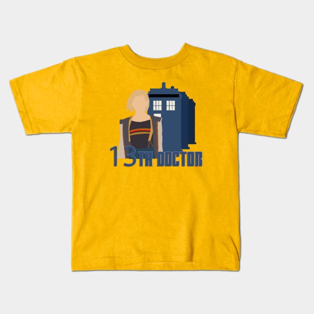 13th Doctor T-shirt Kids T-Shirt by Sutilmente